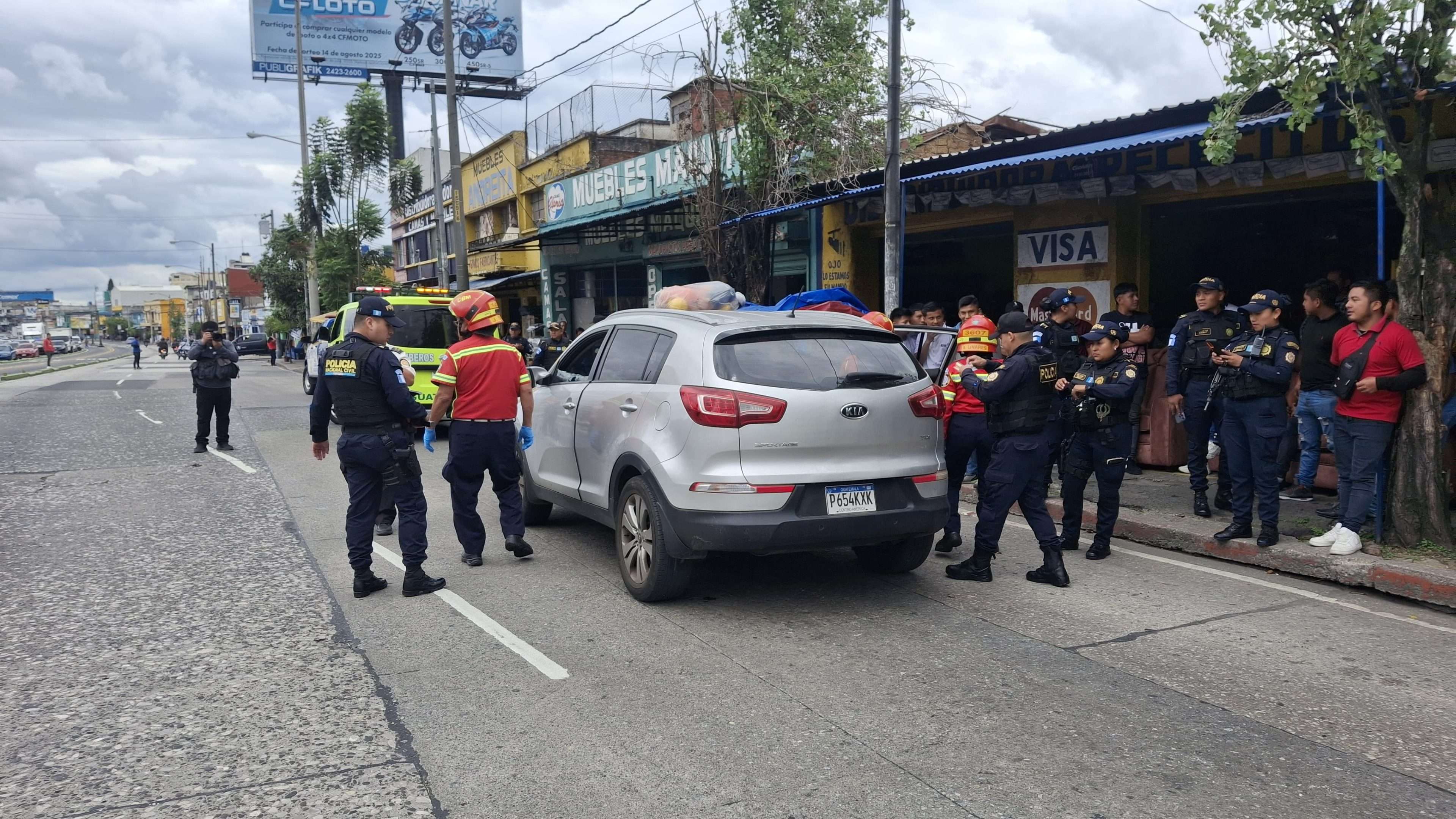 ¿Casualidad o lo tenían vigilado? Ataque armado termina en el robo de Q25 mil