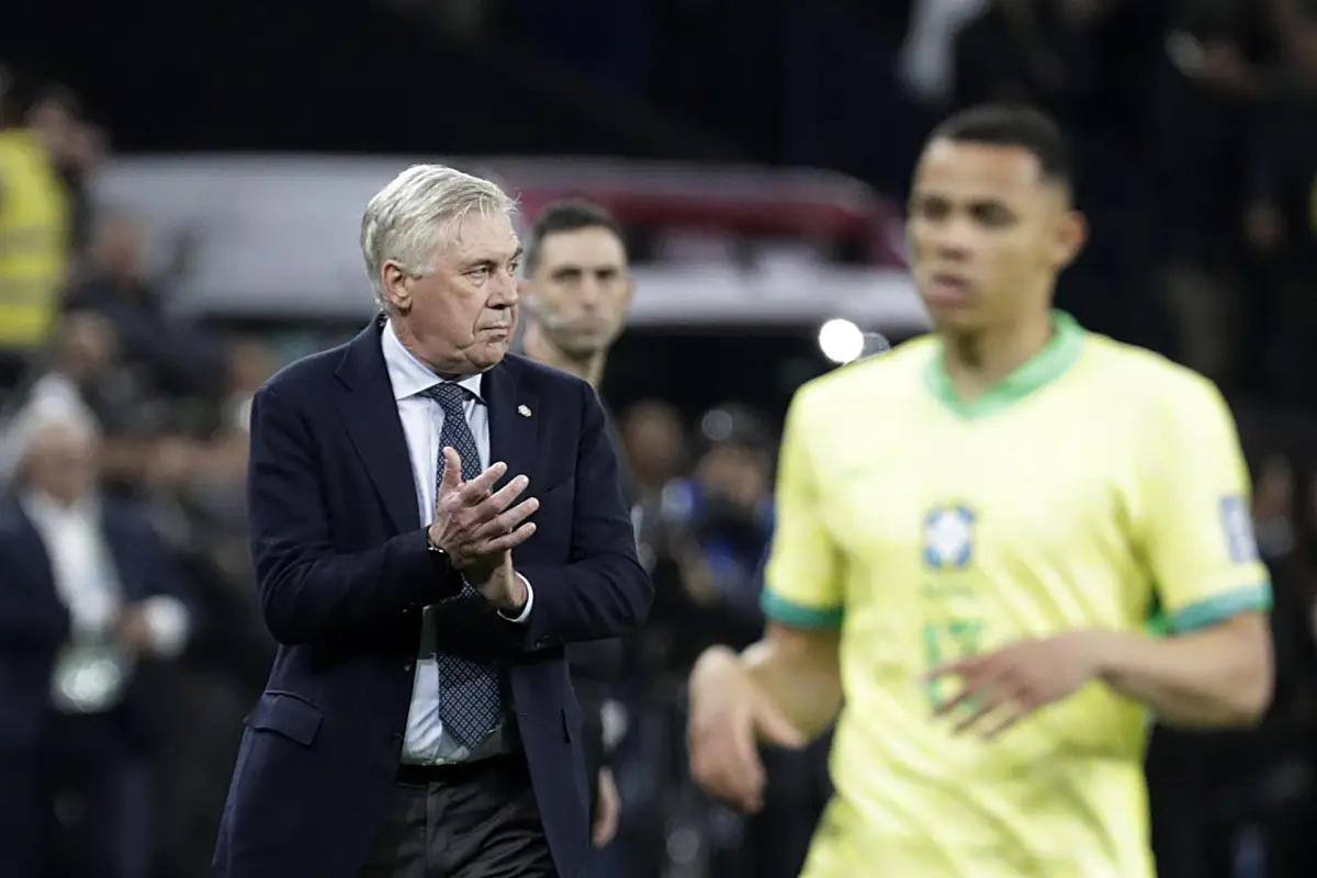 Ancelotti excluye a Neymar, Vinícius y Rodrygo para partidos de Brasil con Chile y Bolivia