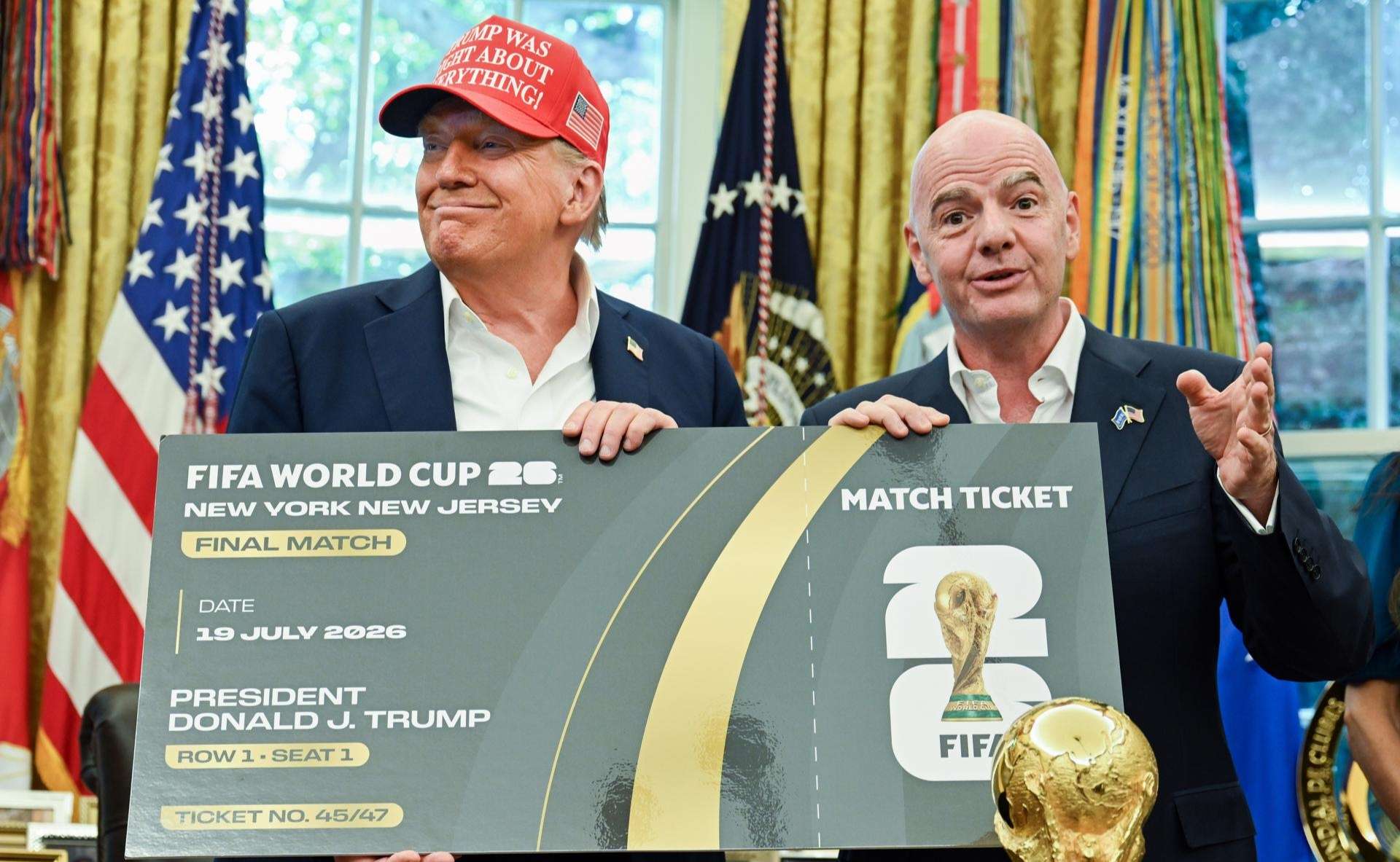 Trump e Infantino