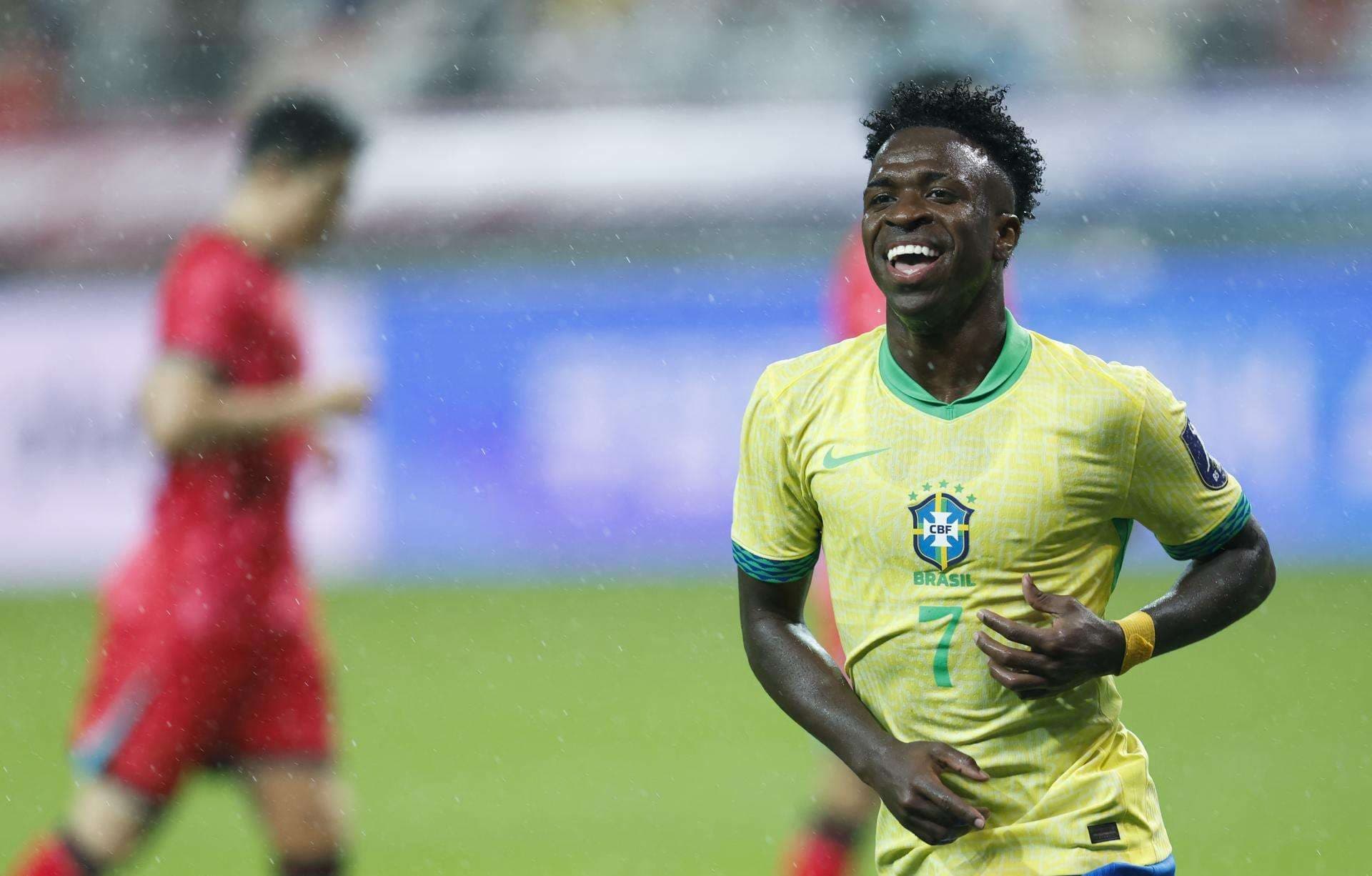 Vinícius Jr., jugador de Brasil y del Real Madrid. EFE/EPA/JEON HEON-KYUN