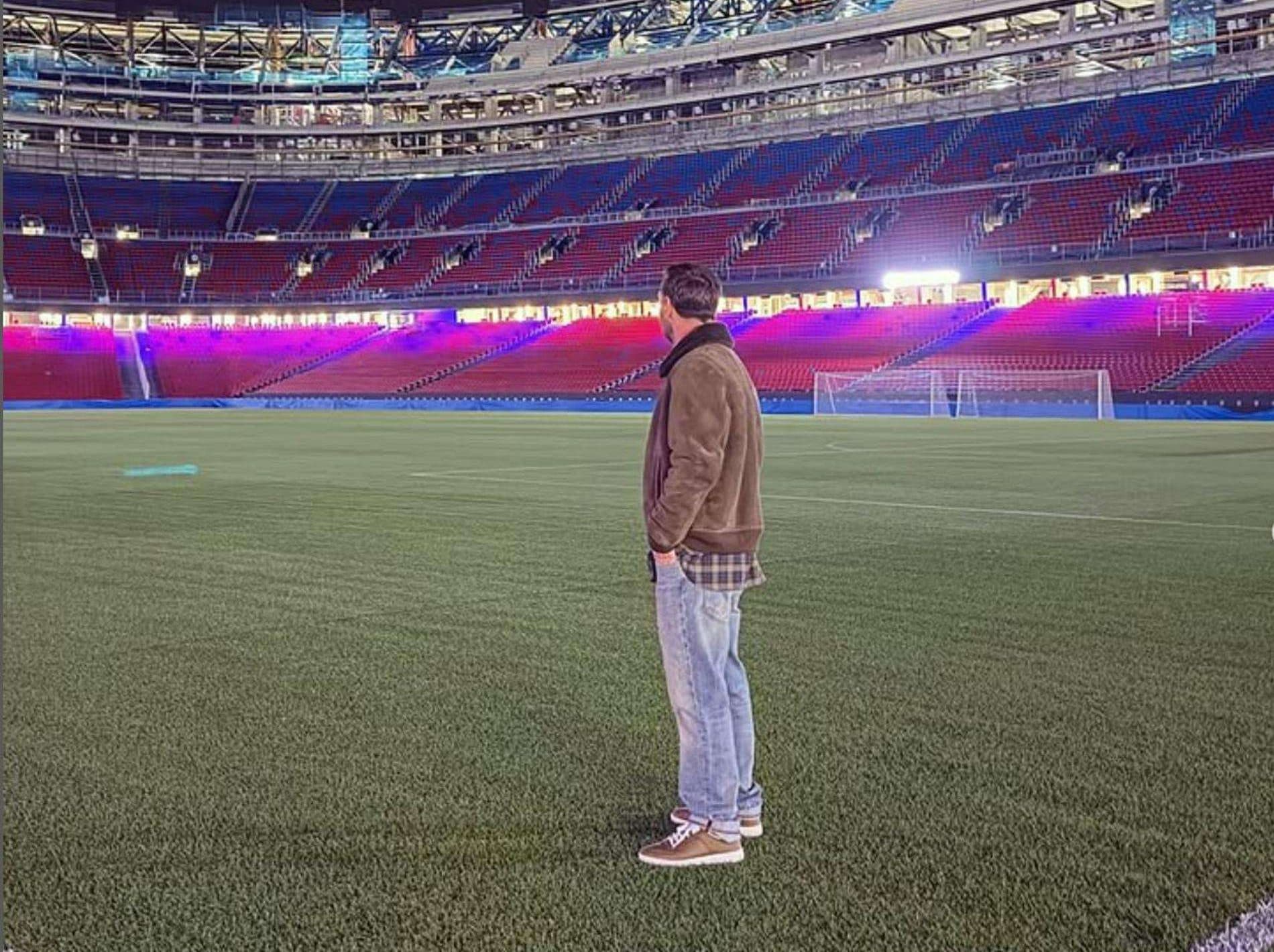 Leo Messi visita el Spotify Camp Nou: "Ojalá algún día pueda volver"