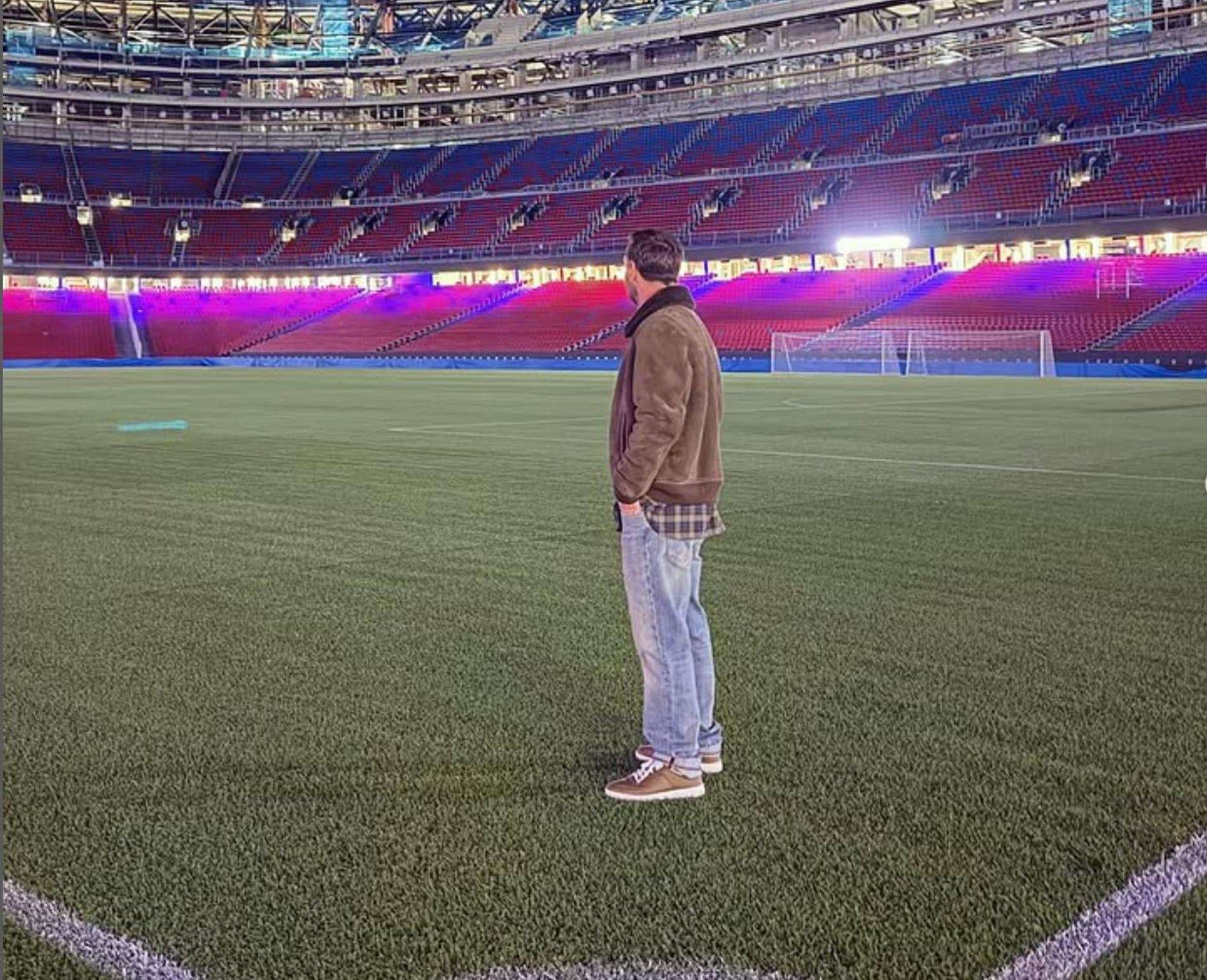 Laporta califica de "arrebato simpático y espontáneo" la visita de Messi al Camp Nou