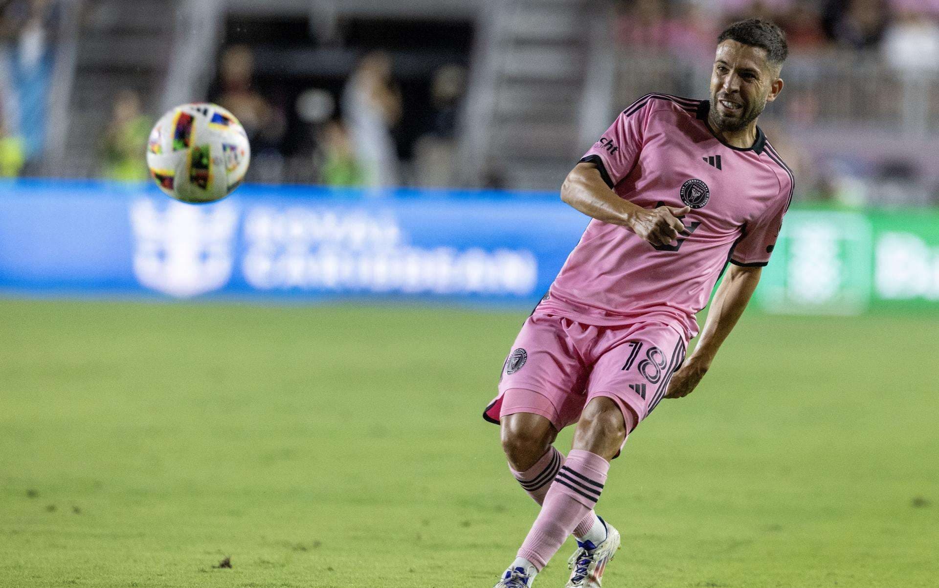 Fotografía de archivo de 2024 de Jordi Alba, defensa del Inter de Miami. . EFE/EPA/CRISTOBAL HERRERA-ULASHKEVICH