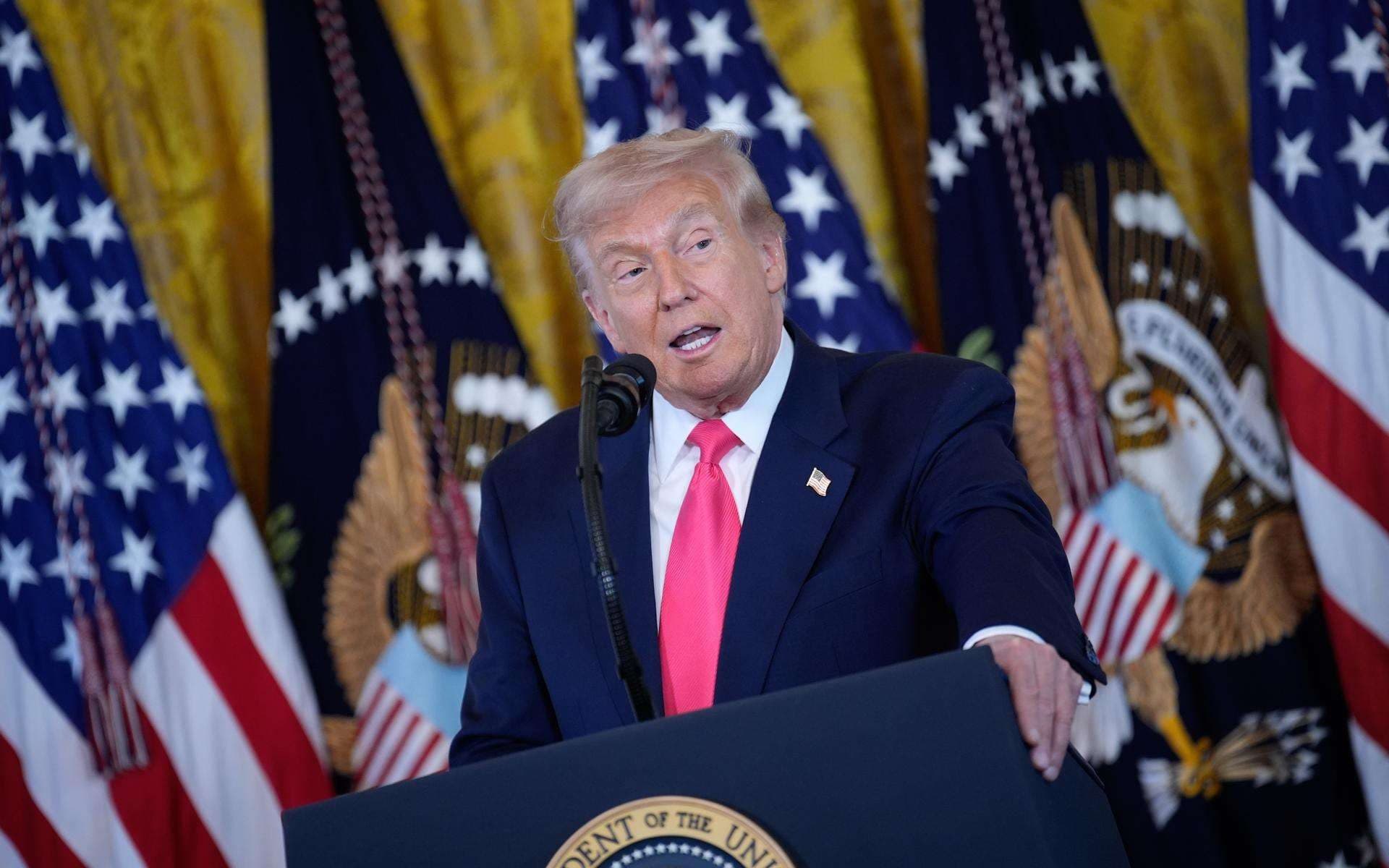 Foto de archivo del presidente Estados Unidos Donald Trump. EFE/YURI GRIPAS