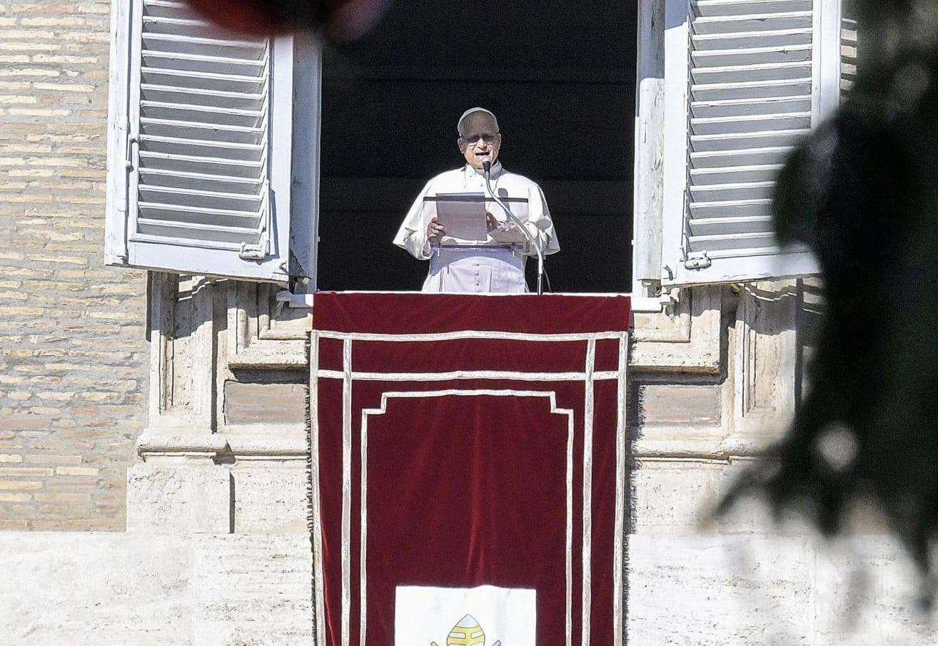 El papa León XIV dirige su oración dominical del Ángelus desde la ventana de su despacho con vistas a la plaza de San Pedro en la Ciudad del Vaticano, el 28 de diciembre de 2025. (Papa) EFE/EPA/RICCARDO ANTIMIANI