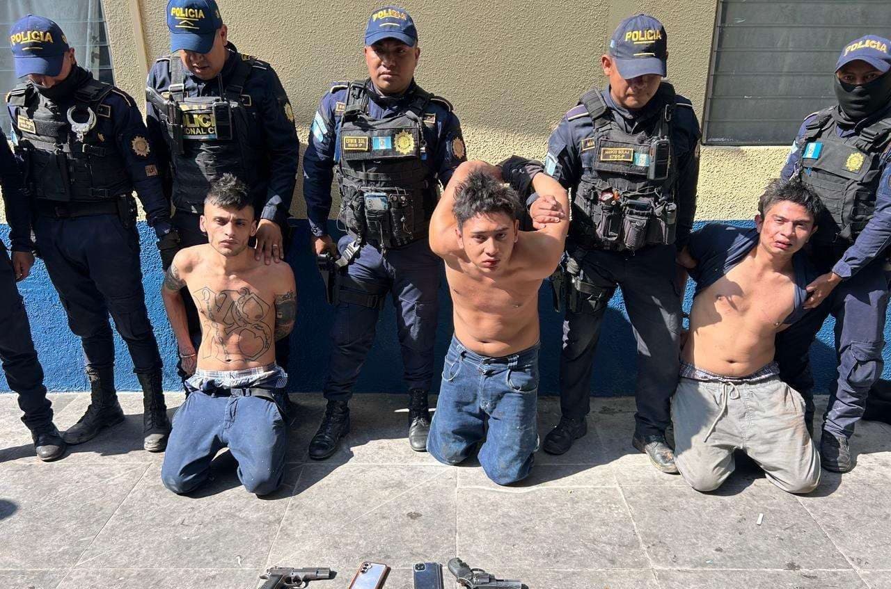 pandilleros detenidos.