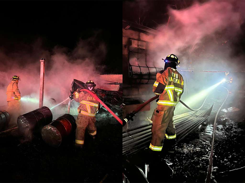 Incendio en expendio de gas en Sanarate moviliza a seis compañías de bomberos y afecta varios comercios